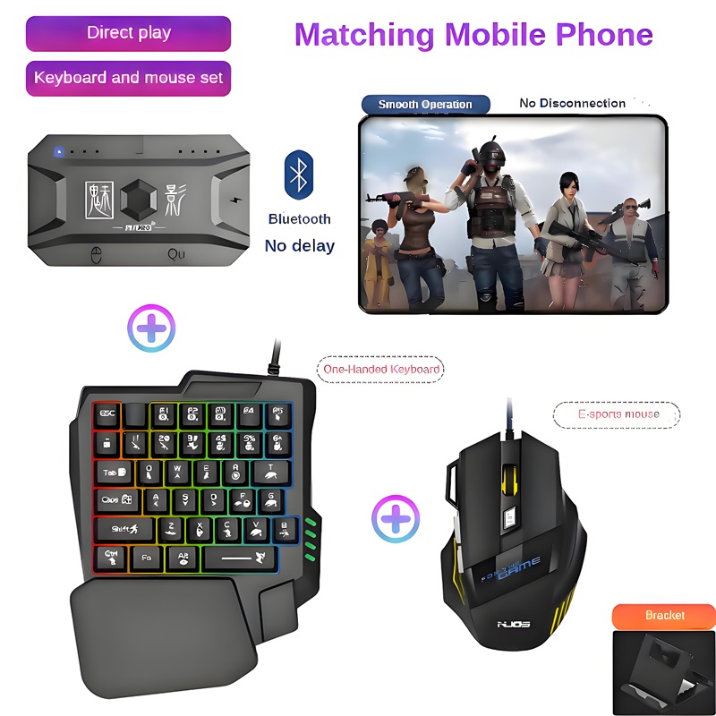 Gaming Keyboard Mouse Combo - M1 Pro Gamepad Mobile Phone Game