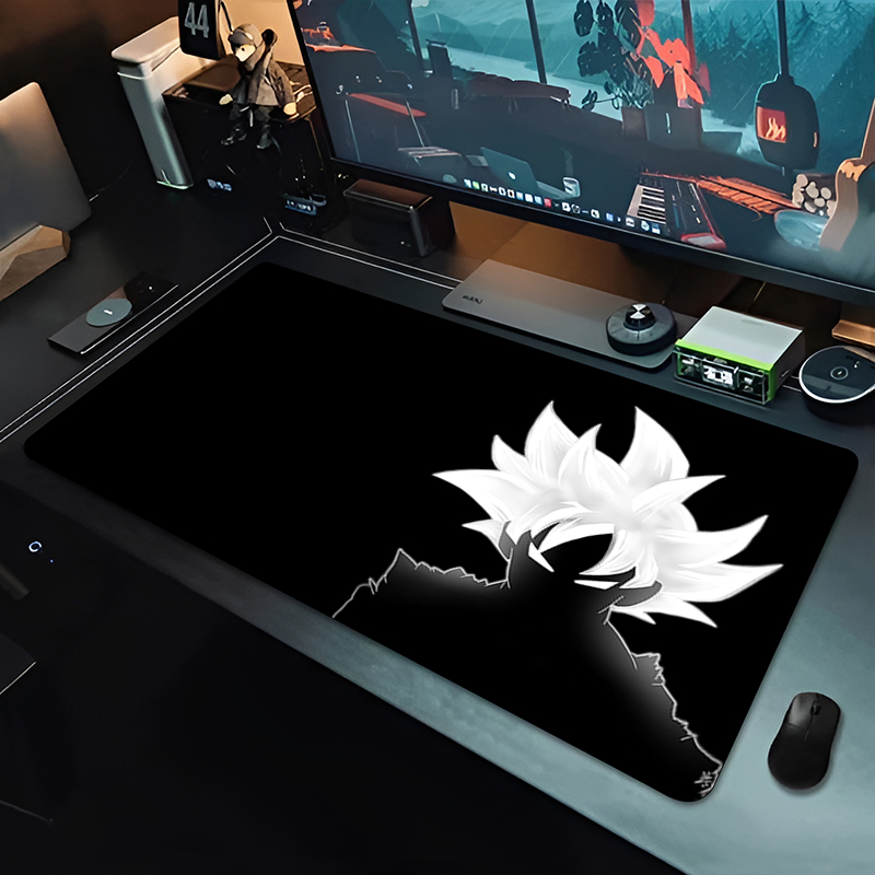 Gaming Keyboard Affordable - DBZ Black Anime Mouse Pad Dragon