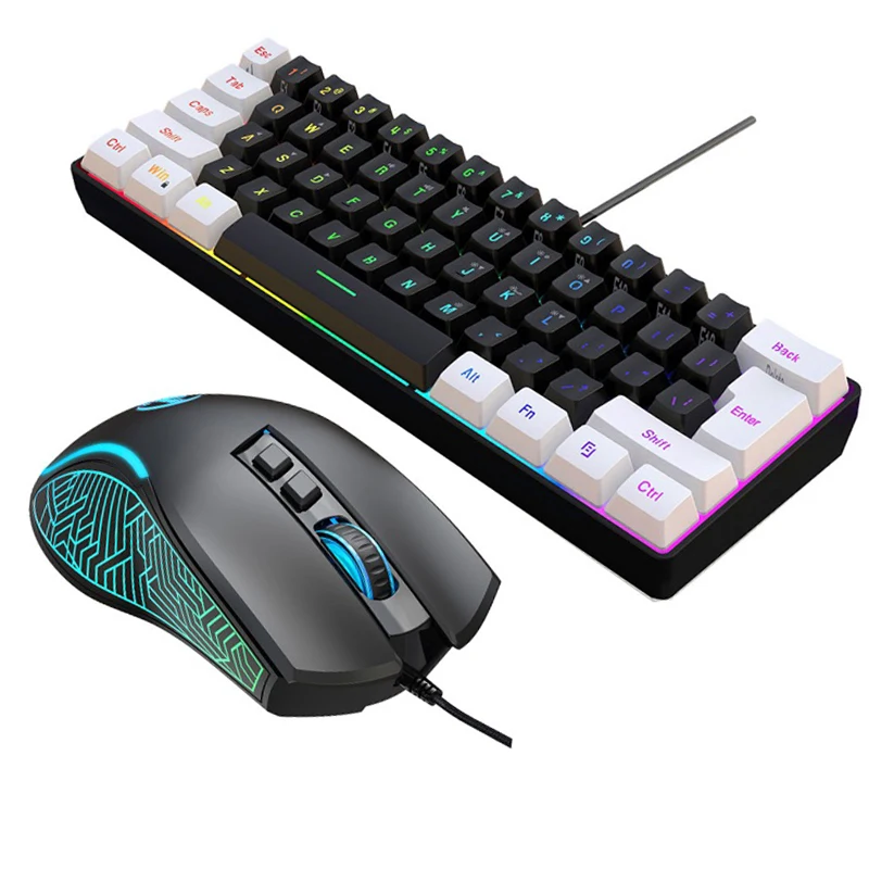 Keyboard and Mouse 60% Compute - Gaming Keyboard Mouse Combo review and price