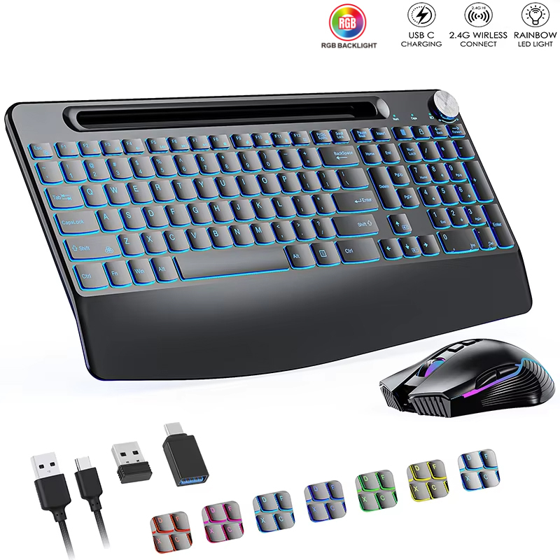 2.4G&Type-C Wireless Keyboard  - Gaming Keyboard Mouse Combo review and price