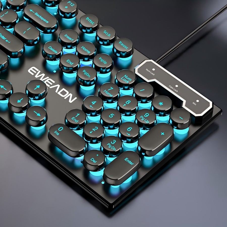EWEADN Typewriter Gaming Keybo - Gaming Keyboard Typewriter review and price