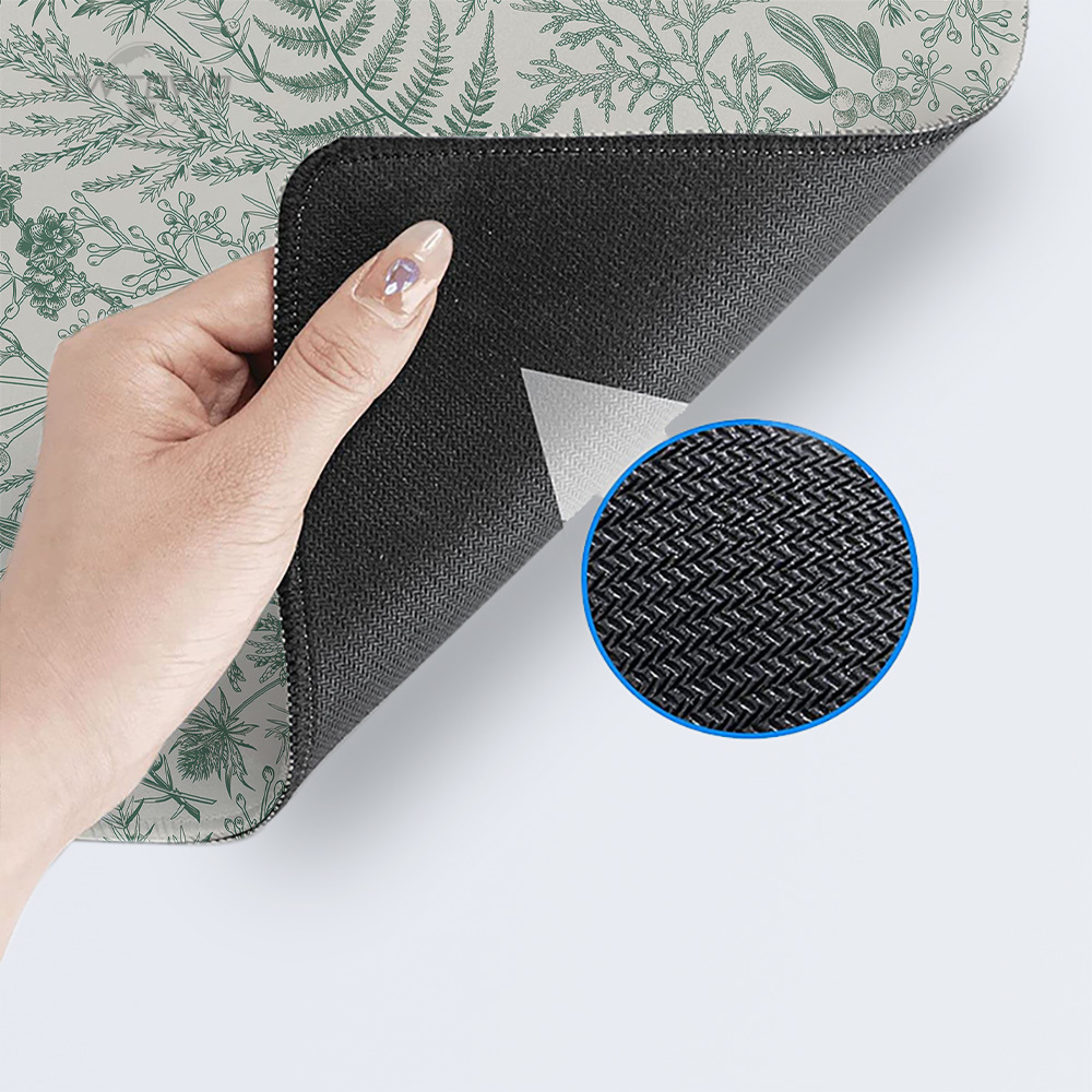 Mouse Pad Gaming Green Flower  - Gaming Keyboard Non Mechanical review and price