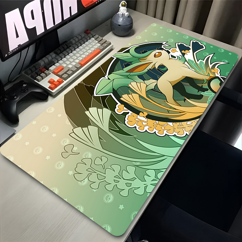 Mouse Pad Gamer P-pokemon Leaf - Gaming Keyboard Top review and price