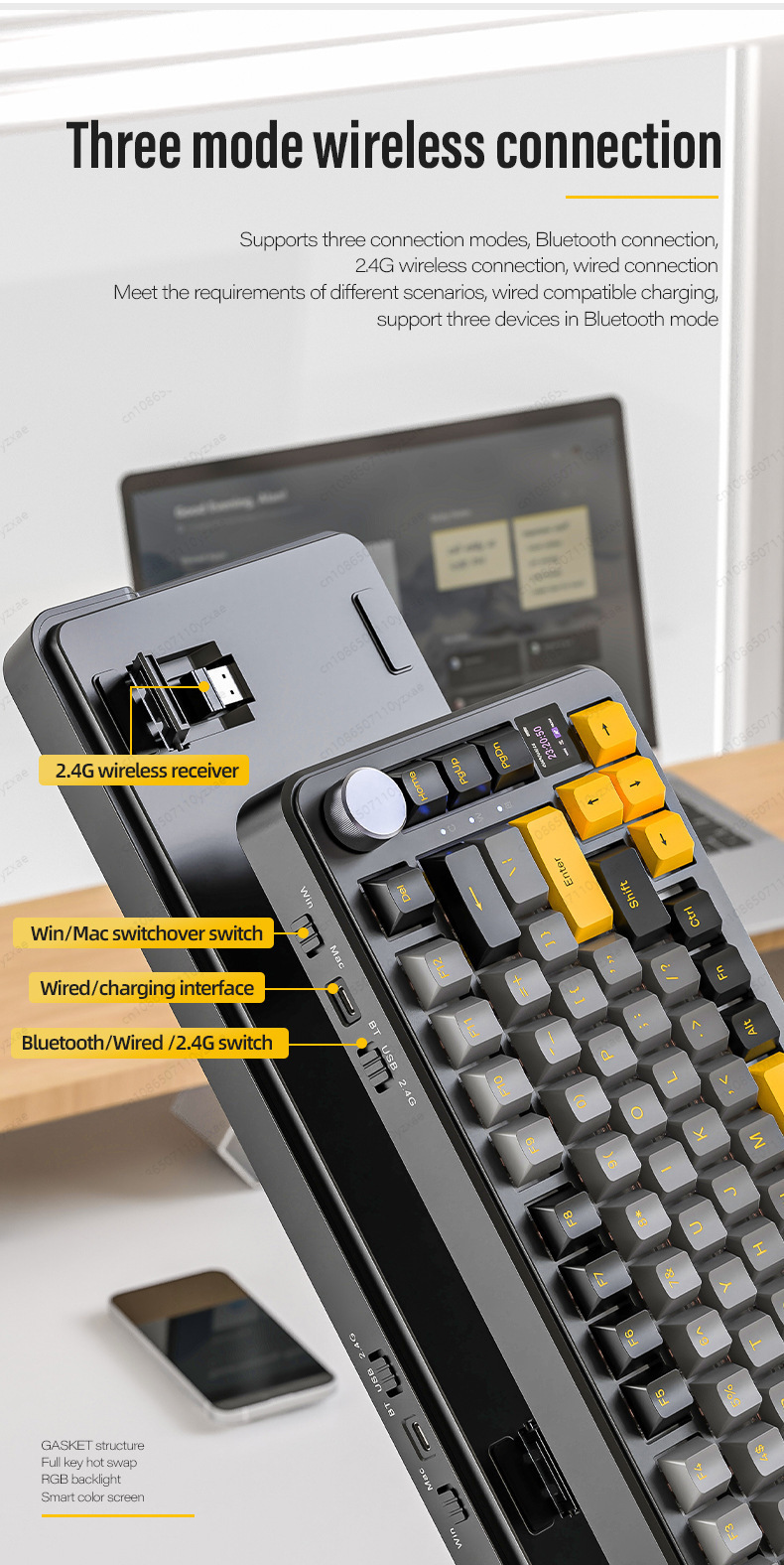 2024 New AL66 Mechanical Keybo - Gaming Keyboard Affordable review and price