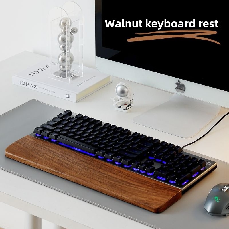 Solid Wood Keyboard Palm Rest  - Gaming Keyboard Mouse Combo review and price