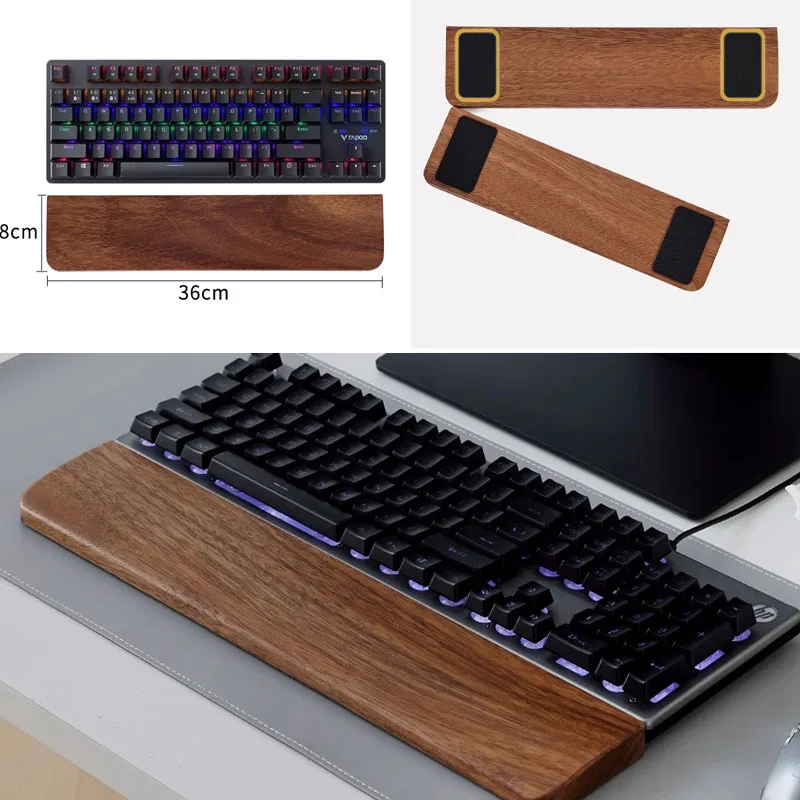 Solid Wood Keyboard Palm Rest  - Gaming Keyboard Mouse Combo review and price