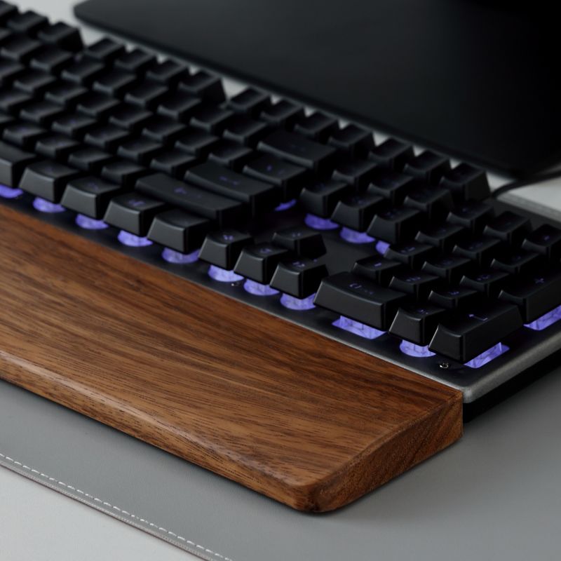 Solid Wood Keyboard Palm Rest  - Gaming Keyboard Mouse Combo review and price