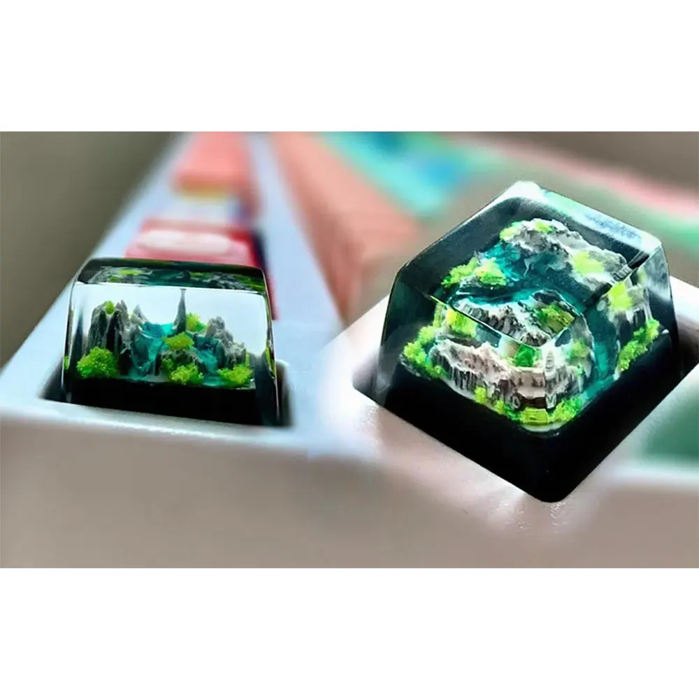 Mountain and Sea Keycaps Artis - Gaming Keyboard Affordable review and price