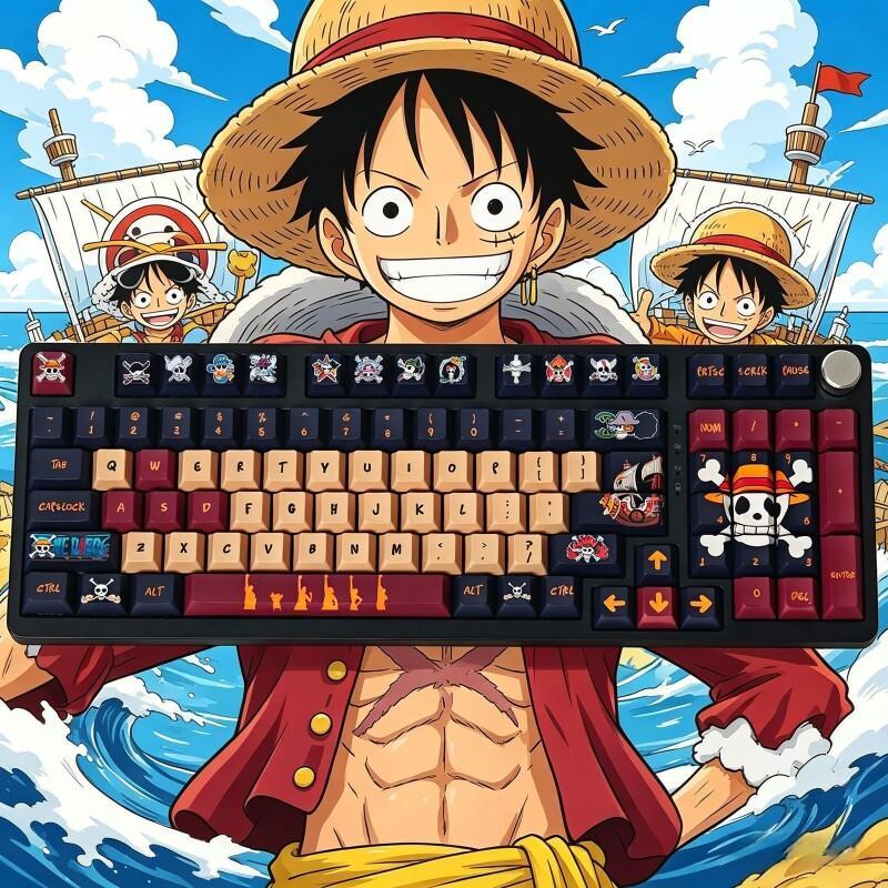 BANDAI One Piece Monkey D. Luf - Gaming Keyboard Theme review and price