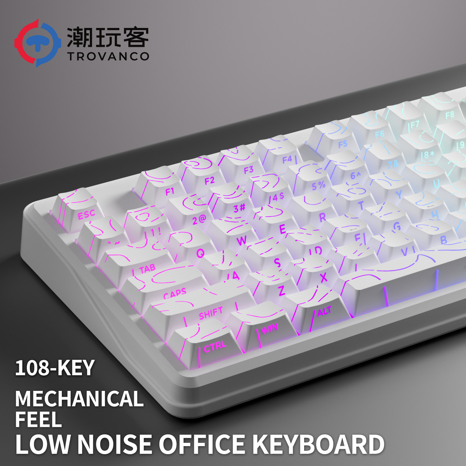 V108 Pro Wired & Wireless Keyb - Gaming Keyboard No Noise review and price